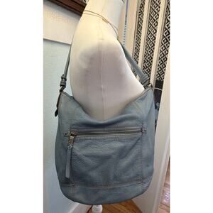 The Sak Sequoia Leather Hobo Shoulder Bag - Blue